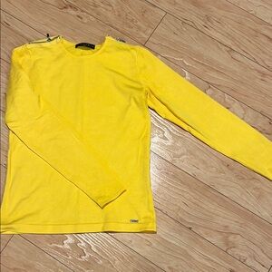 Yellow Long Sleeve Top